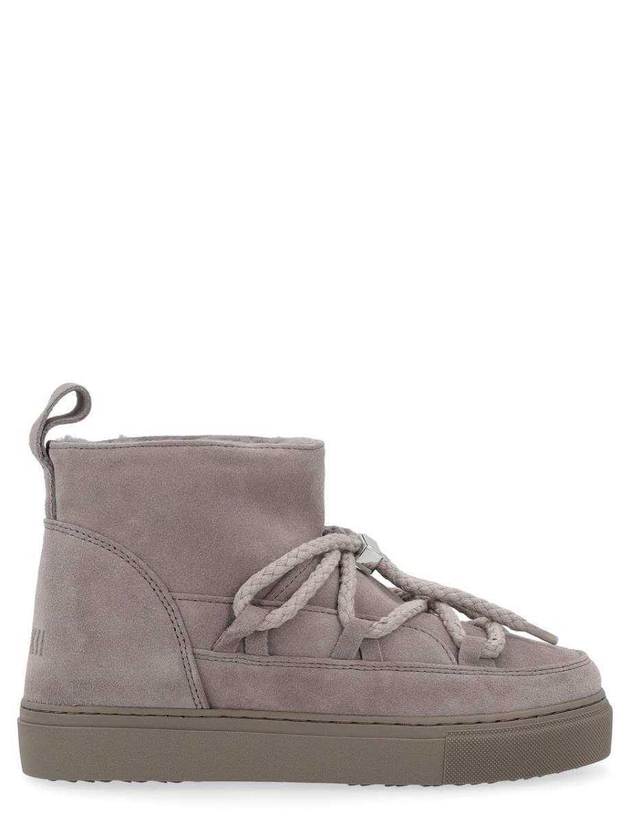 INUIKII Stivaletto Classic Sneaker Low In Camoscio Grigio, Taglia: 535