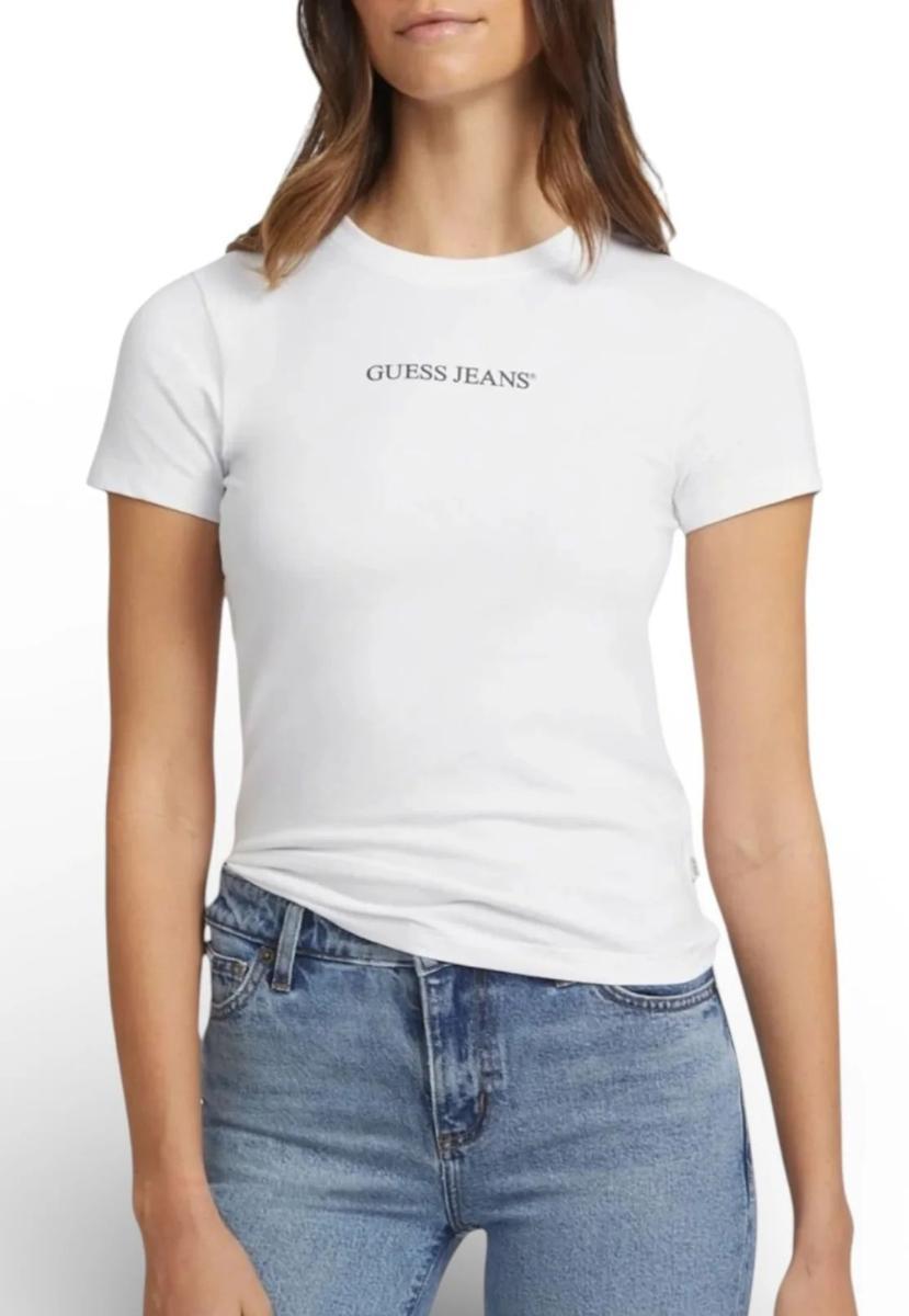 GUESS T-Shirt Donna Bianco W4YI01J1314-PE26-G011-Bianco