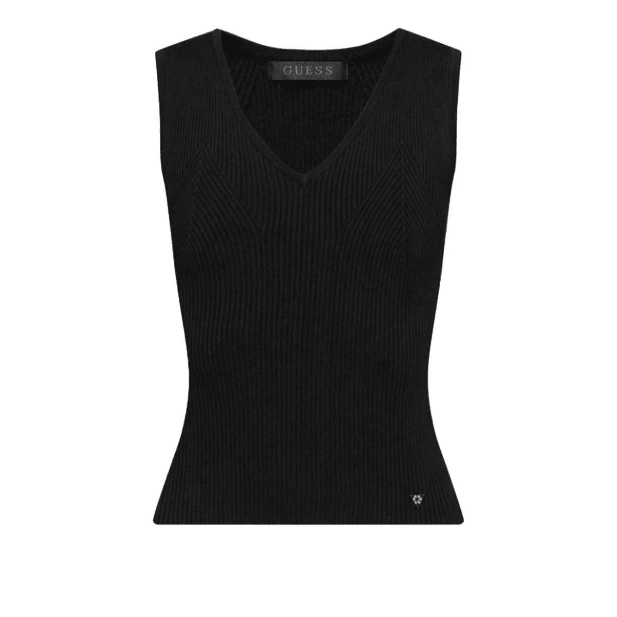 GUESS Donna Top Viscosa W6RR36Z0132-Nero