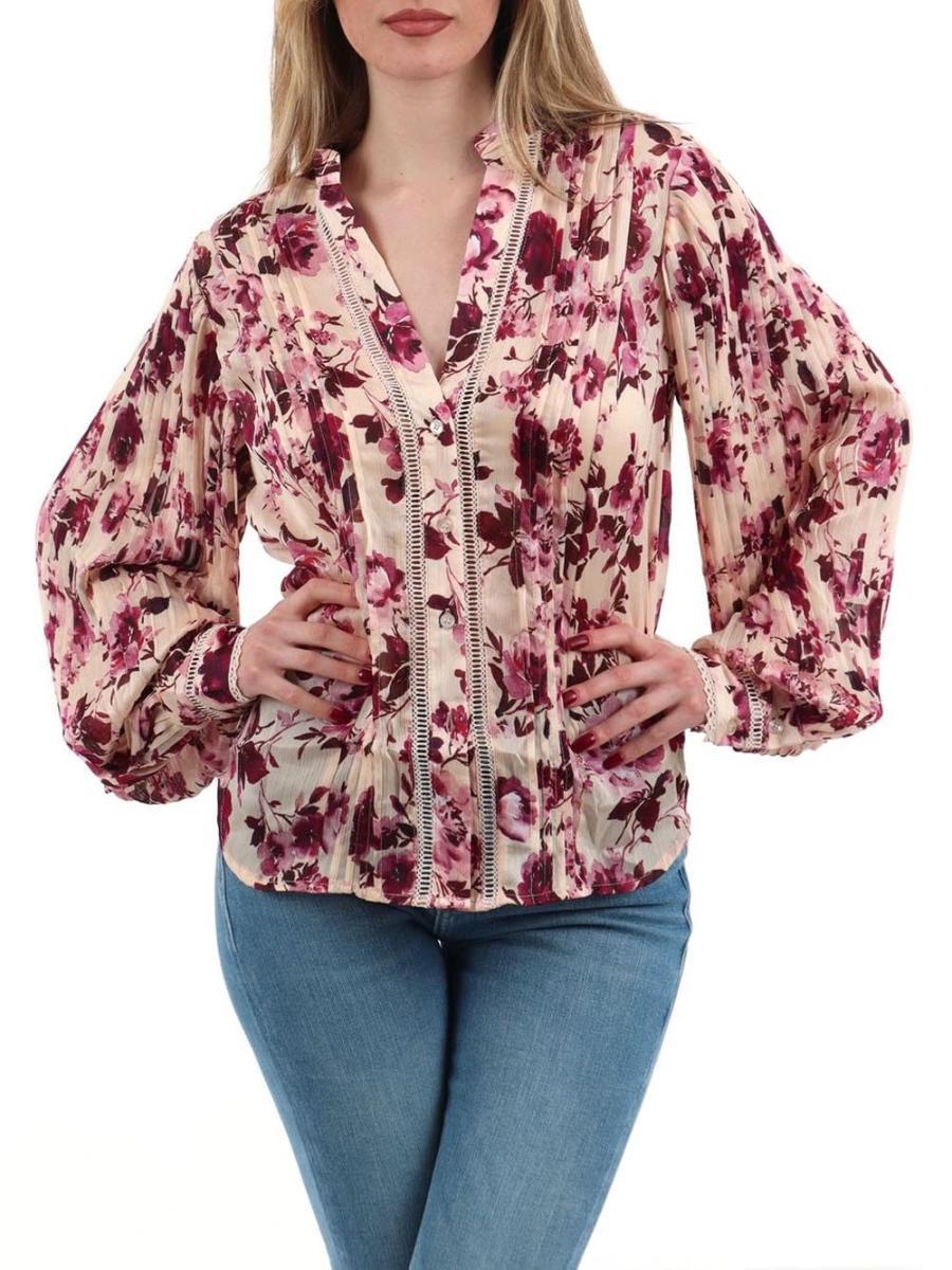 GUESS Donna Blusa Manica Lunga Poliestere W5RH16WDW82