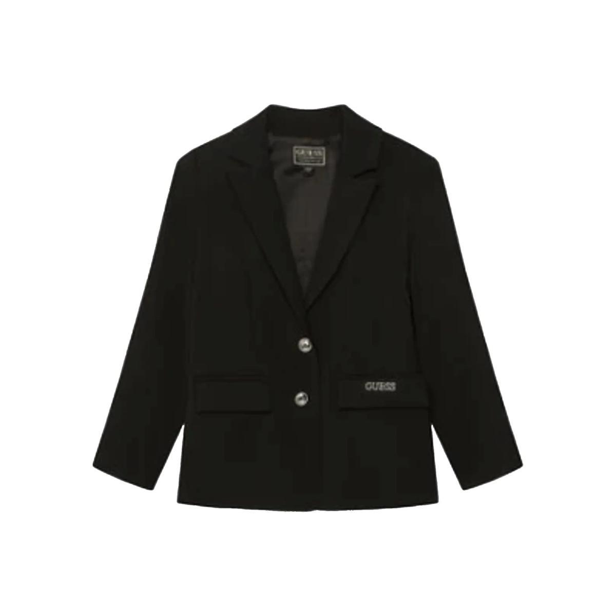 Blazer Bambina con bottoni sui polsi Nero-Nero