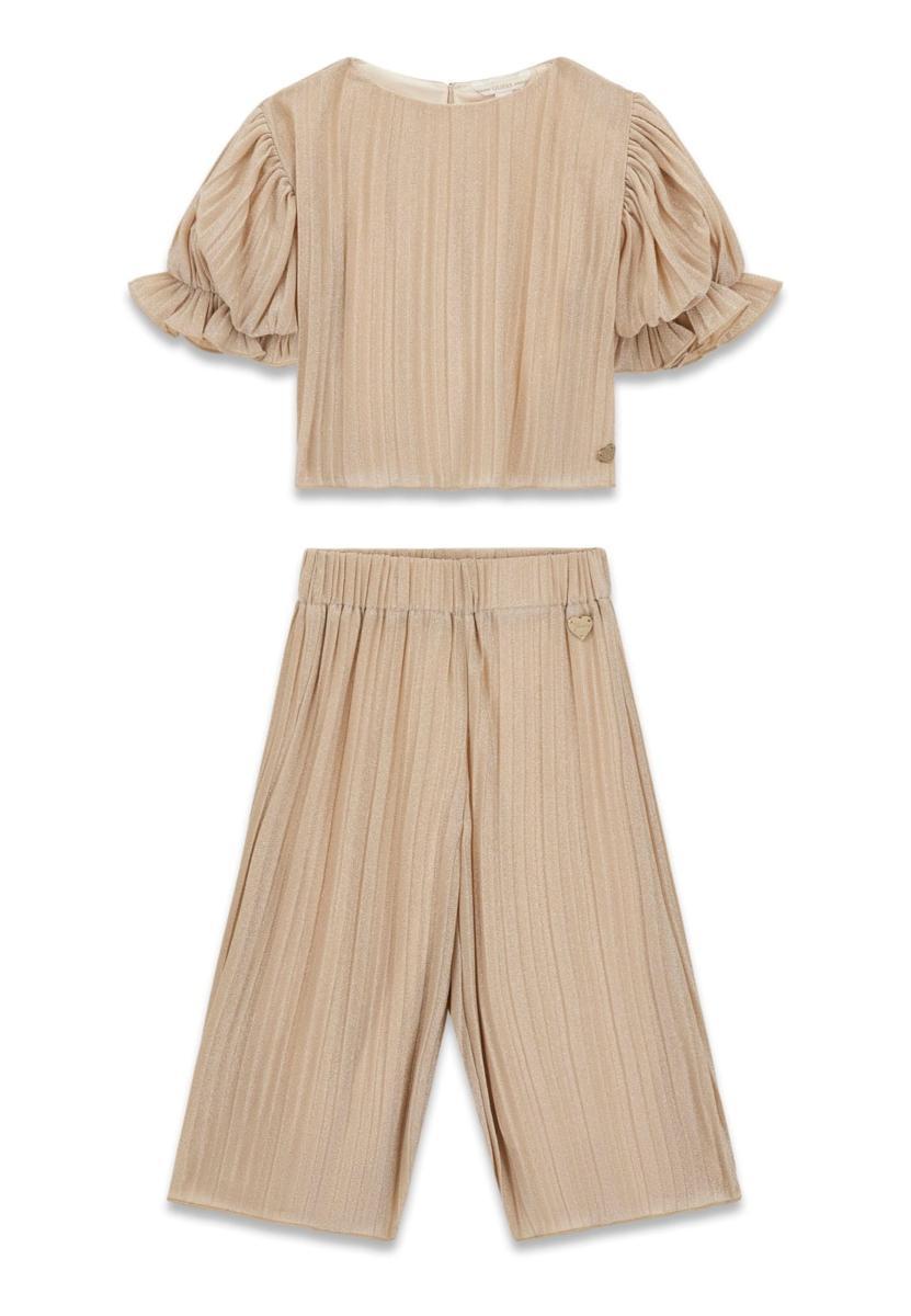 GUESS Completo per Bambine e Ragazze Bianco-Bianco