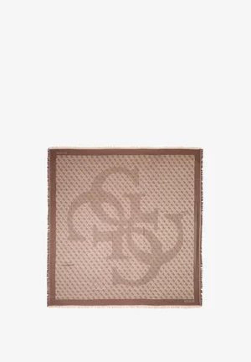 Guess - ECO ERICA KEFIAH - Foulard - brown logo