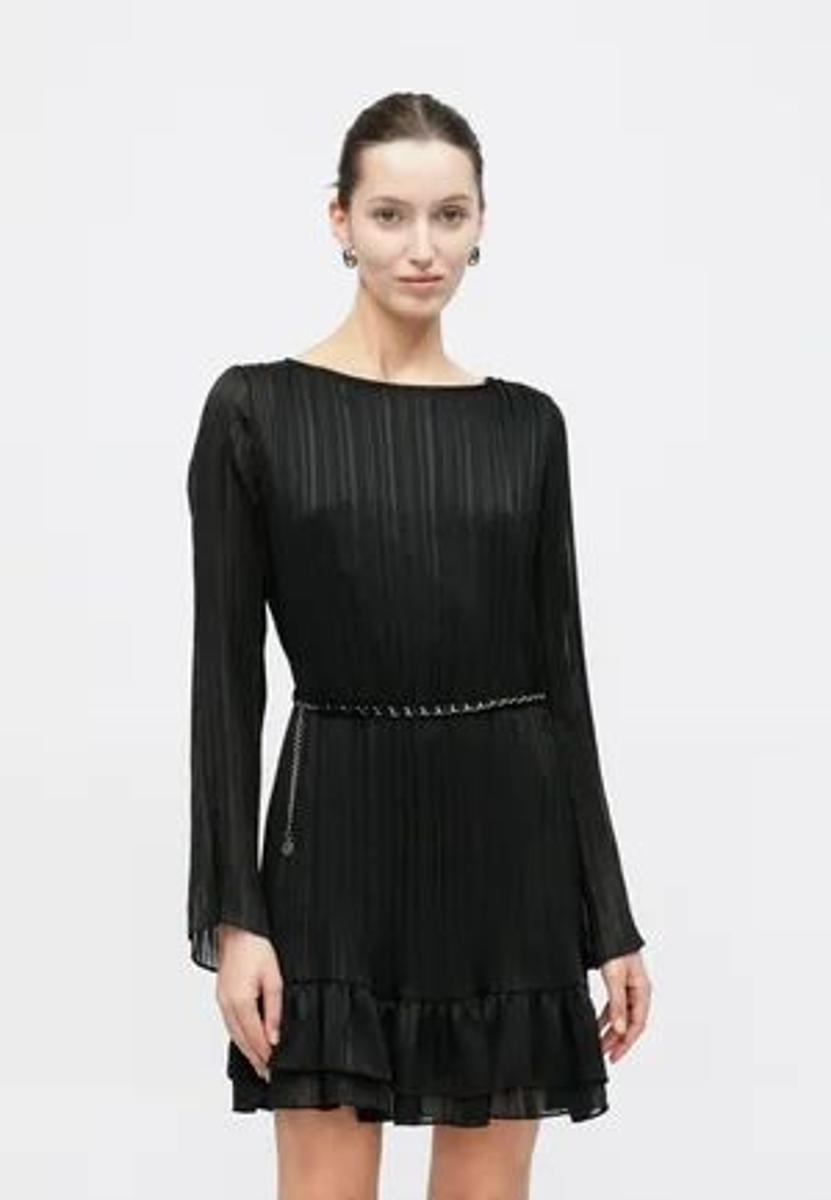 Guess - ILENIA PLEAT DRESS - Vestito casual - jet black