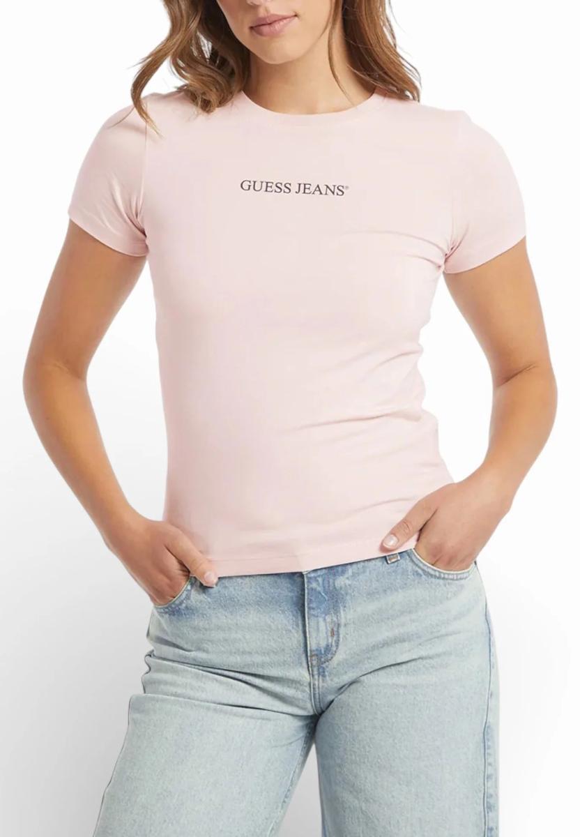GUESS T-Shirt Donna Rosa W4YI01J1314-PE26-G65F-Rosa