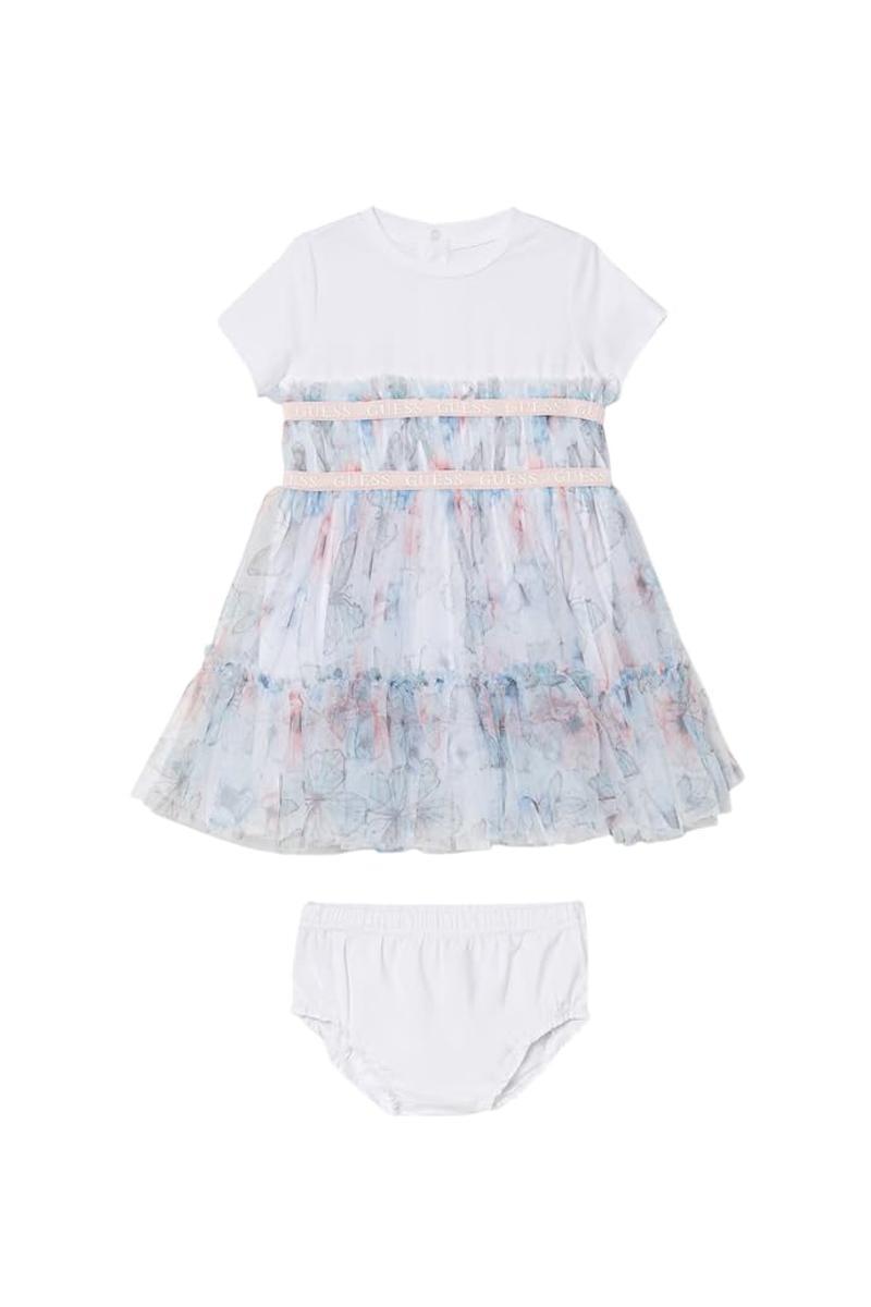 GUESS Vestito Neonata Art A6RK03 K6YW0-Bianco