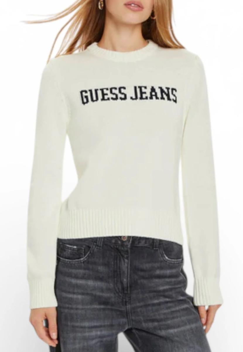 GUESS Maglione Donna Bianco W4BR10Z3HM1-PE26-G293-Bianco