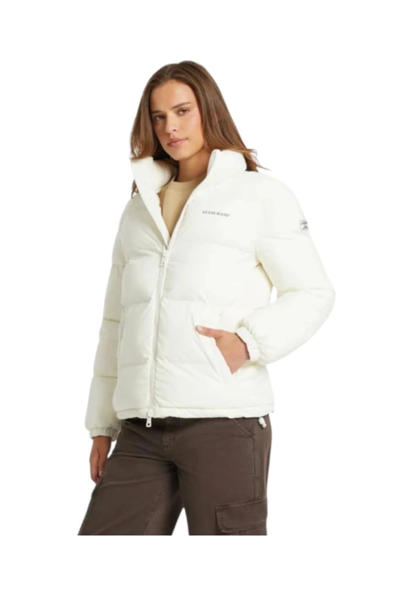 GUESS Giacca Piumino Donna Bianco W4BL21WGII2-AI26-G053-Bianco