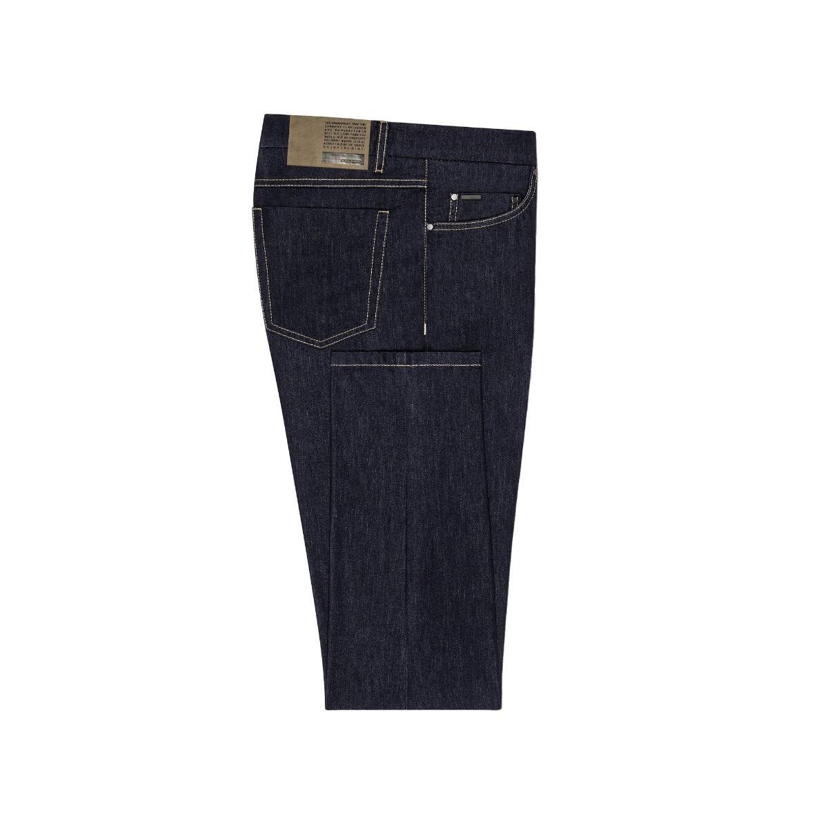 Jeans Uomo Marina cinque tasche-Blu scuro