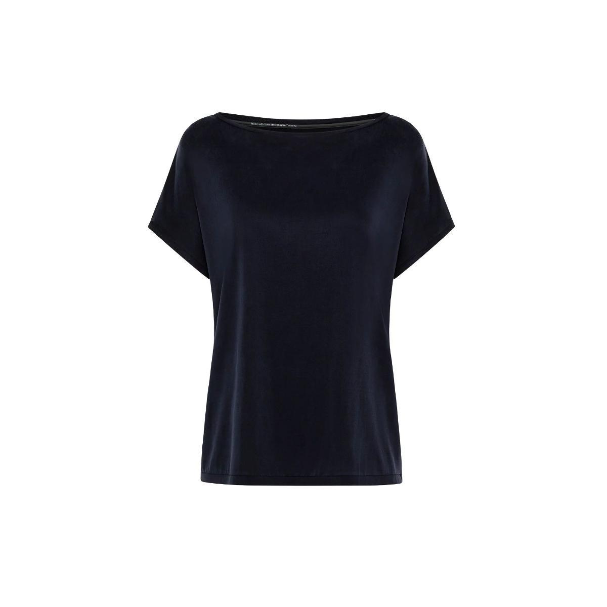 T-shirt Donna Cupro Square Blu scuro