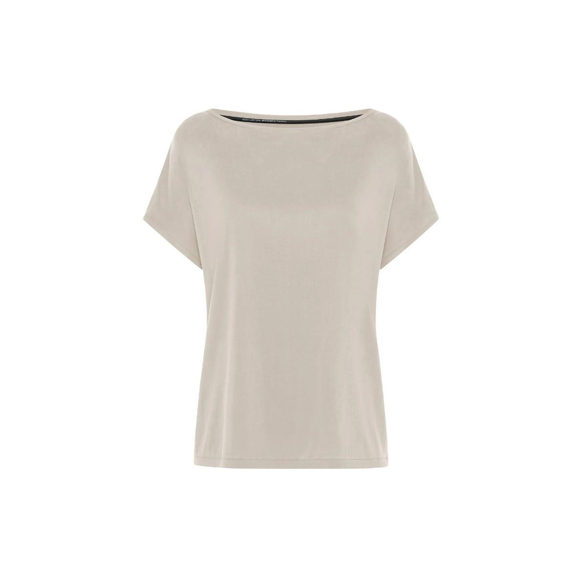 T-shirt Donna Cupro Square Bianco