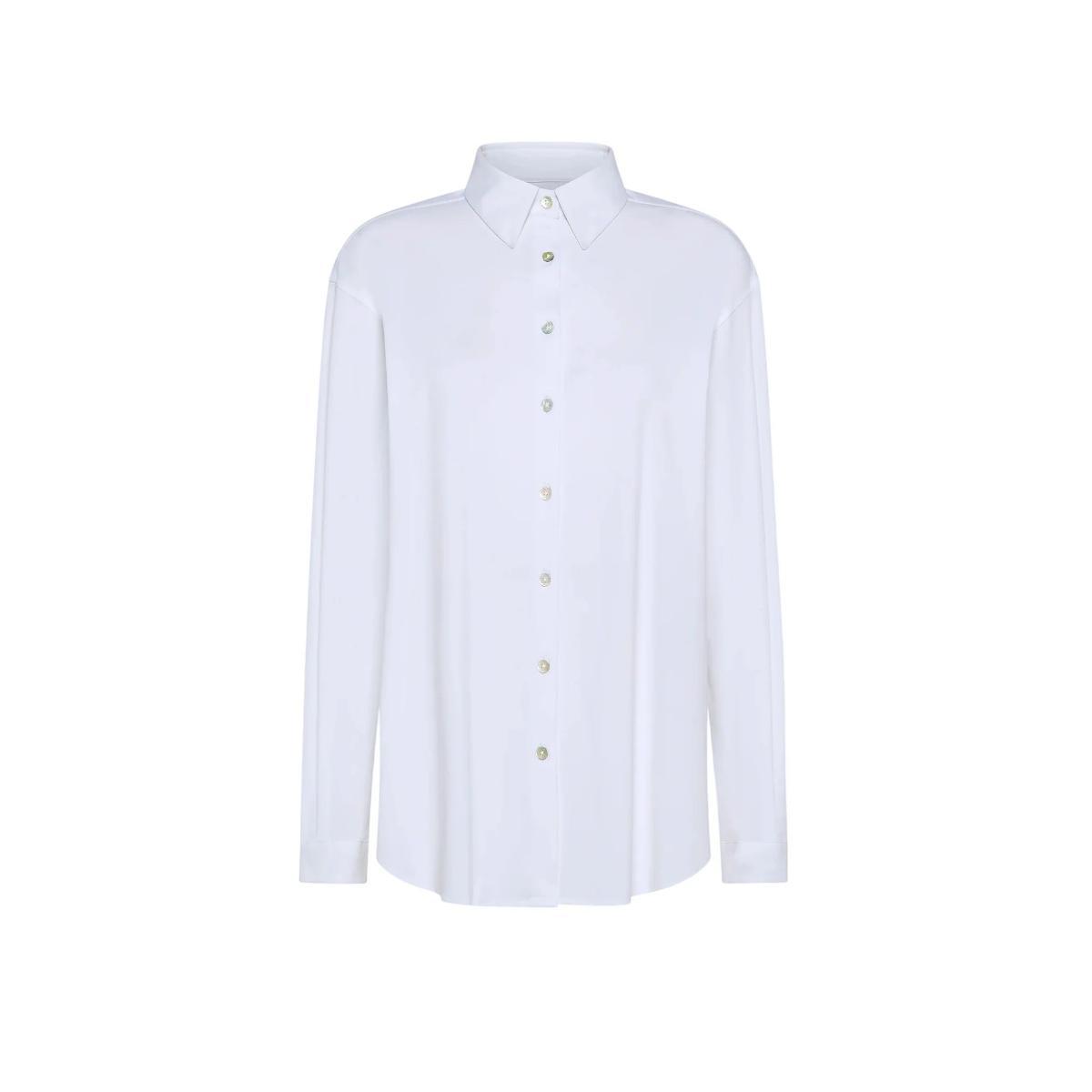 Camicia Donna Oxford Boyfriend Bianco