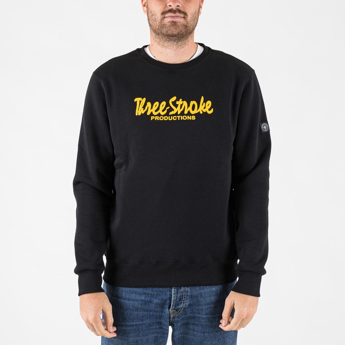 Felpe Three Stroke The Classic Sweatshirt black