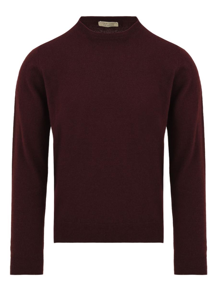 Maglione Girocollo Lana e Cashmere FILIPPO DE LAURENTIIS Uomo - Rosso