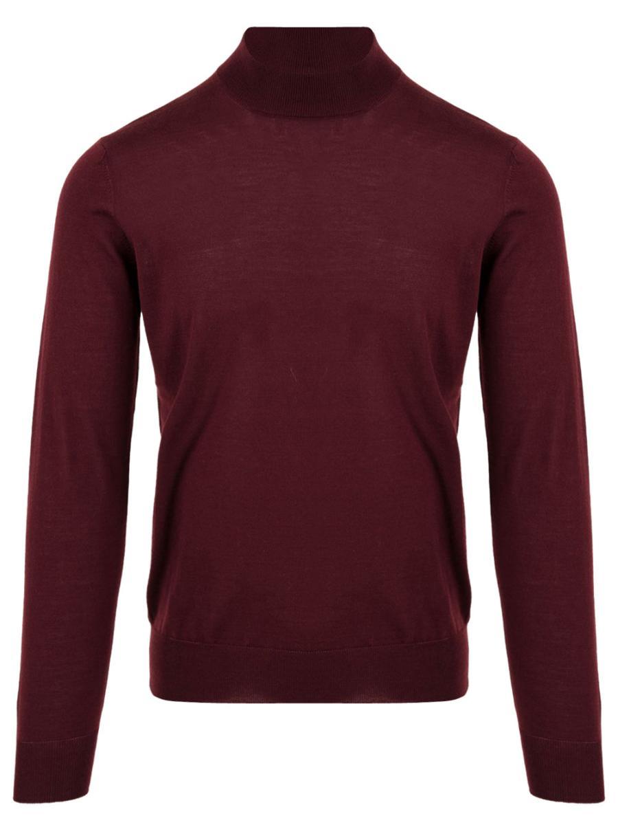 Maglione Uomo rosso a collo alto