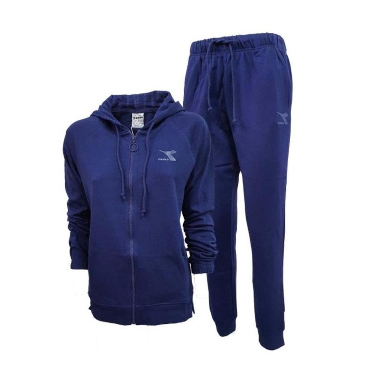 DIADORA Tute Cappuccio e zip-Blu