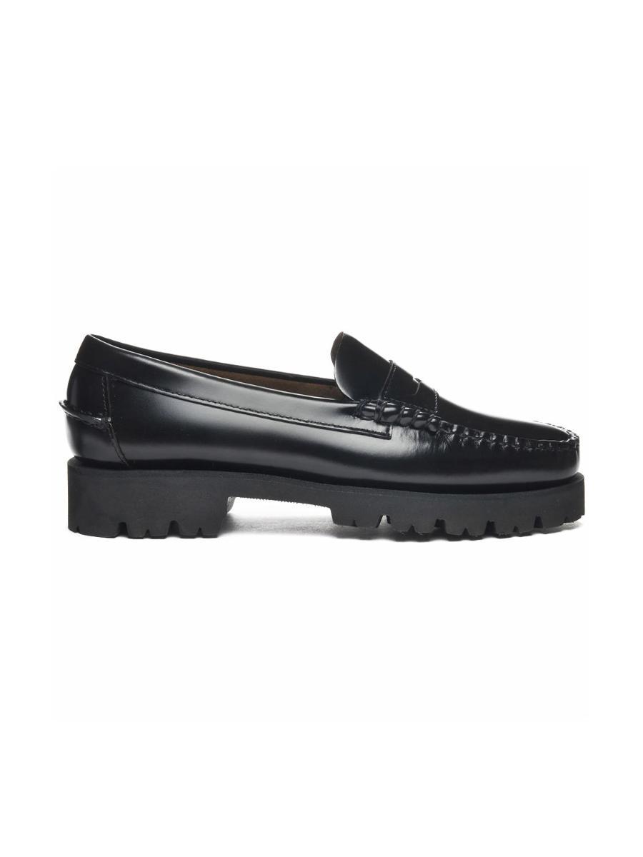 Sebago Dan Lug, Mocassino Unisex-Adulto-Nero
