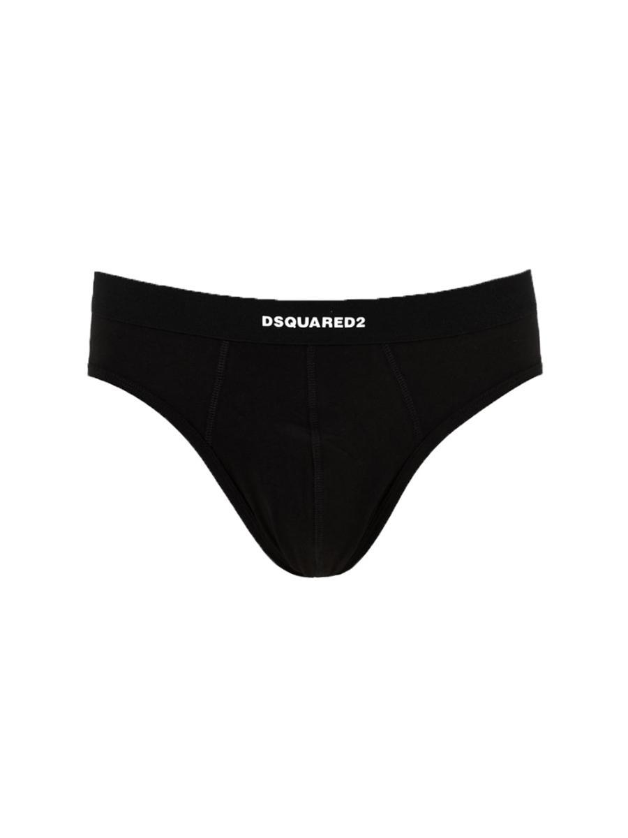 Slip in cotone nero da uomo