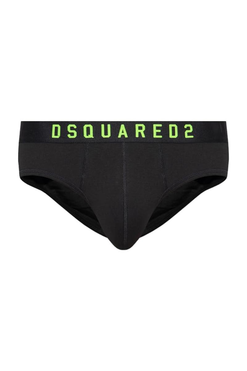 Slip Uomo Nero con banda logata