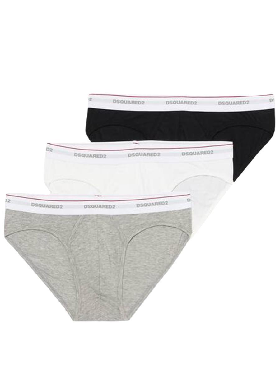 Slip Confezione 3 pz DSQUARED2 Uomo - Multicolore-Multicolore