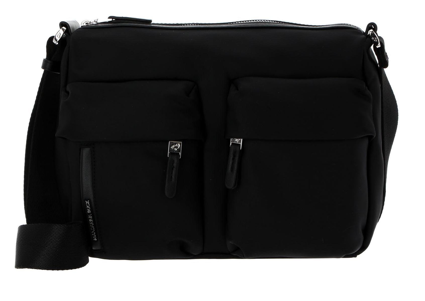 Mandarina Duck Women's Hunter P10vct18 Shoulder Bag-Nero