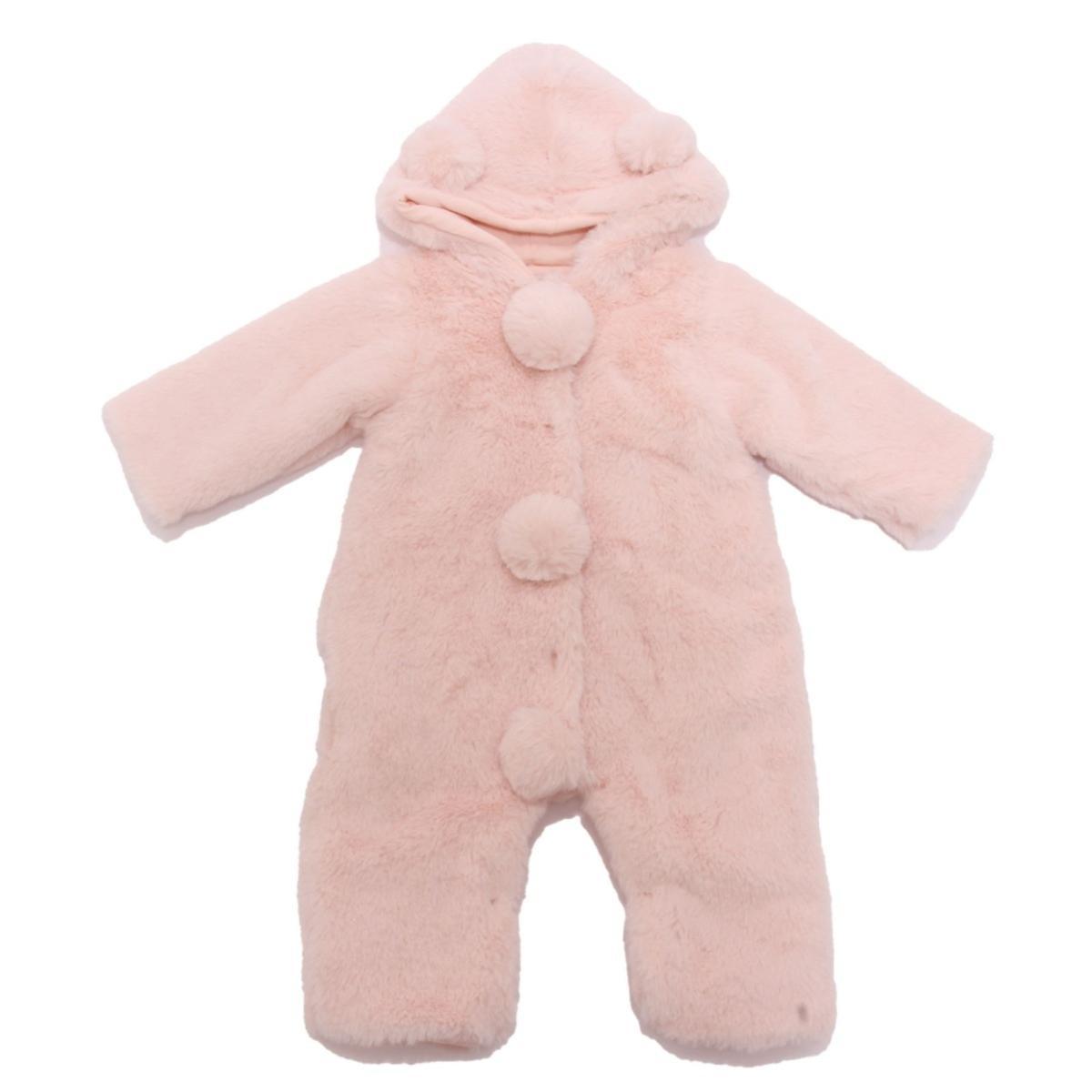 3153AL kids eco-fur jumpsuit