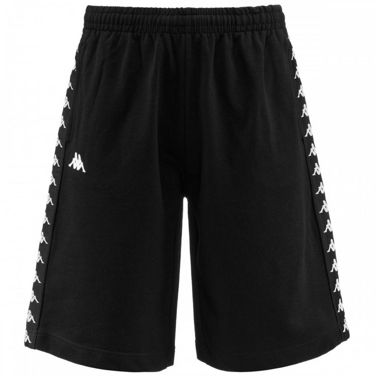 Kappa - Pantaloncini Sportivi, Uomo, Cotone, Sport Street, Modello: 222 Banda TREADS
