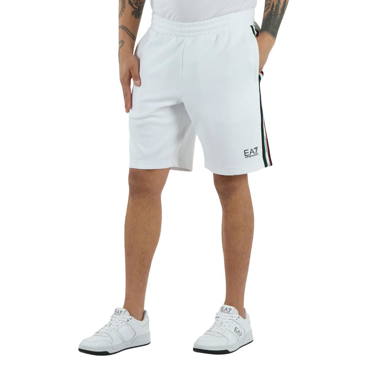 Bermuda Uomo Italian Spirit Bianco-Blu