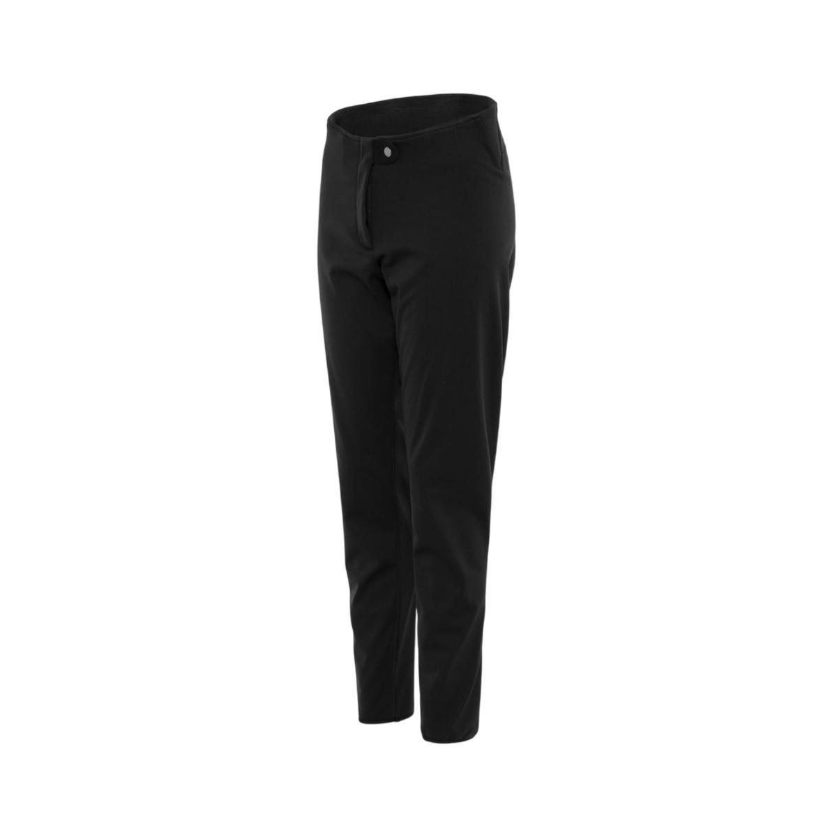 Leggings da Sci Donna in softshell tecnico nero-Nero