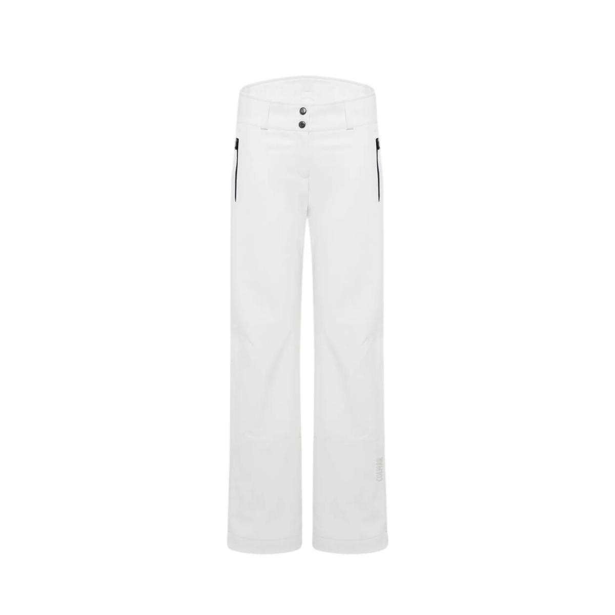 Pantalone Donna Bianco da sci regular fit-Multicolore