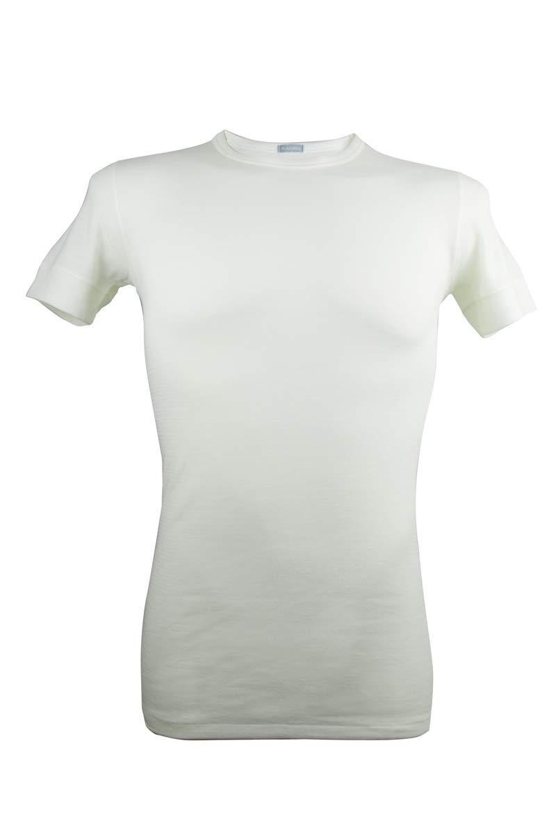 RAGNO Maglietta Mezza Manica Pura Lana e Cotone