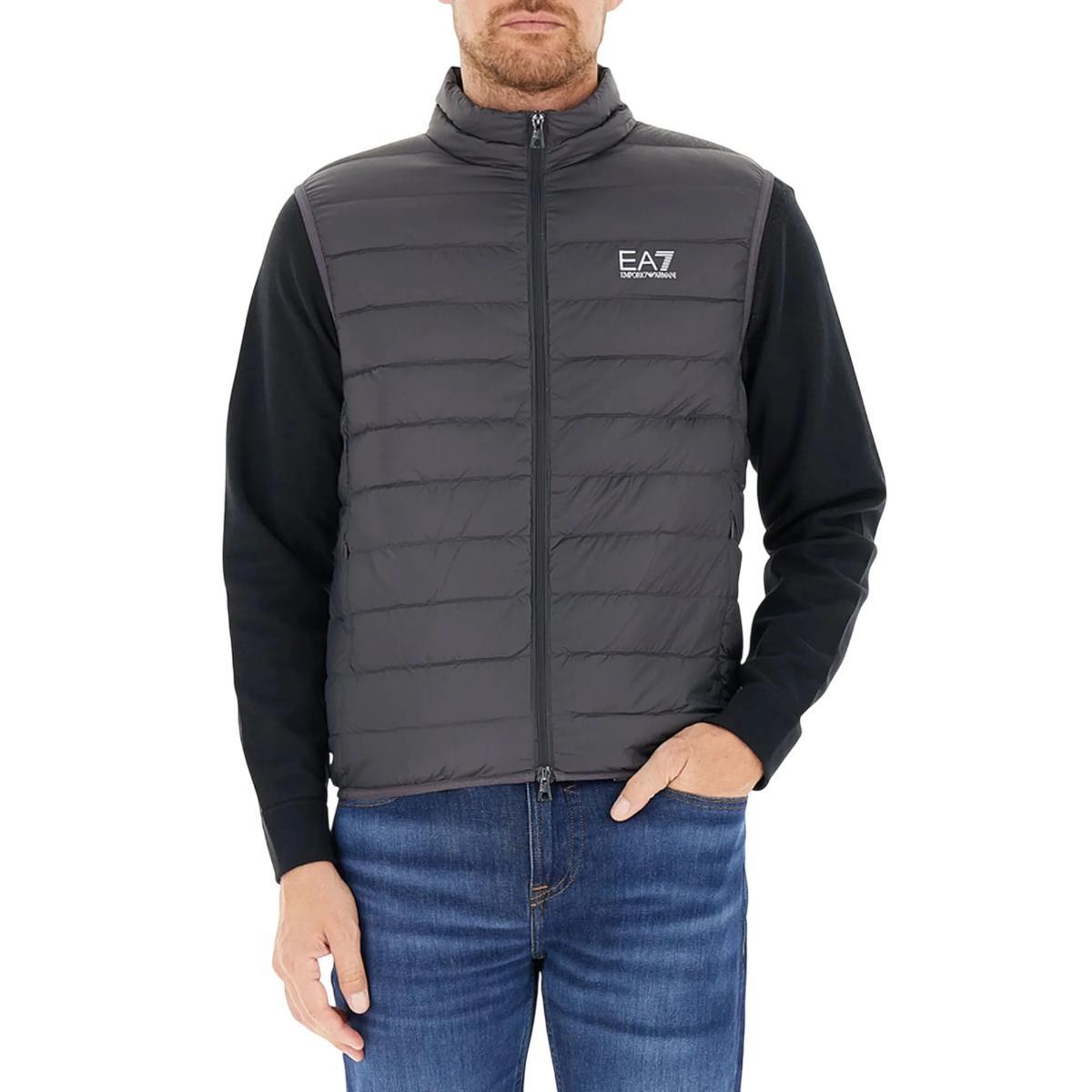 Gilet Uomo Core Identity trapuntato Grigio