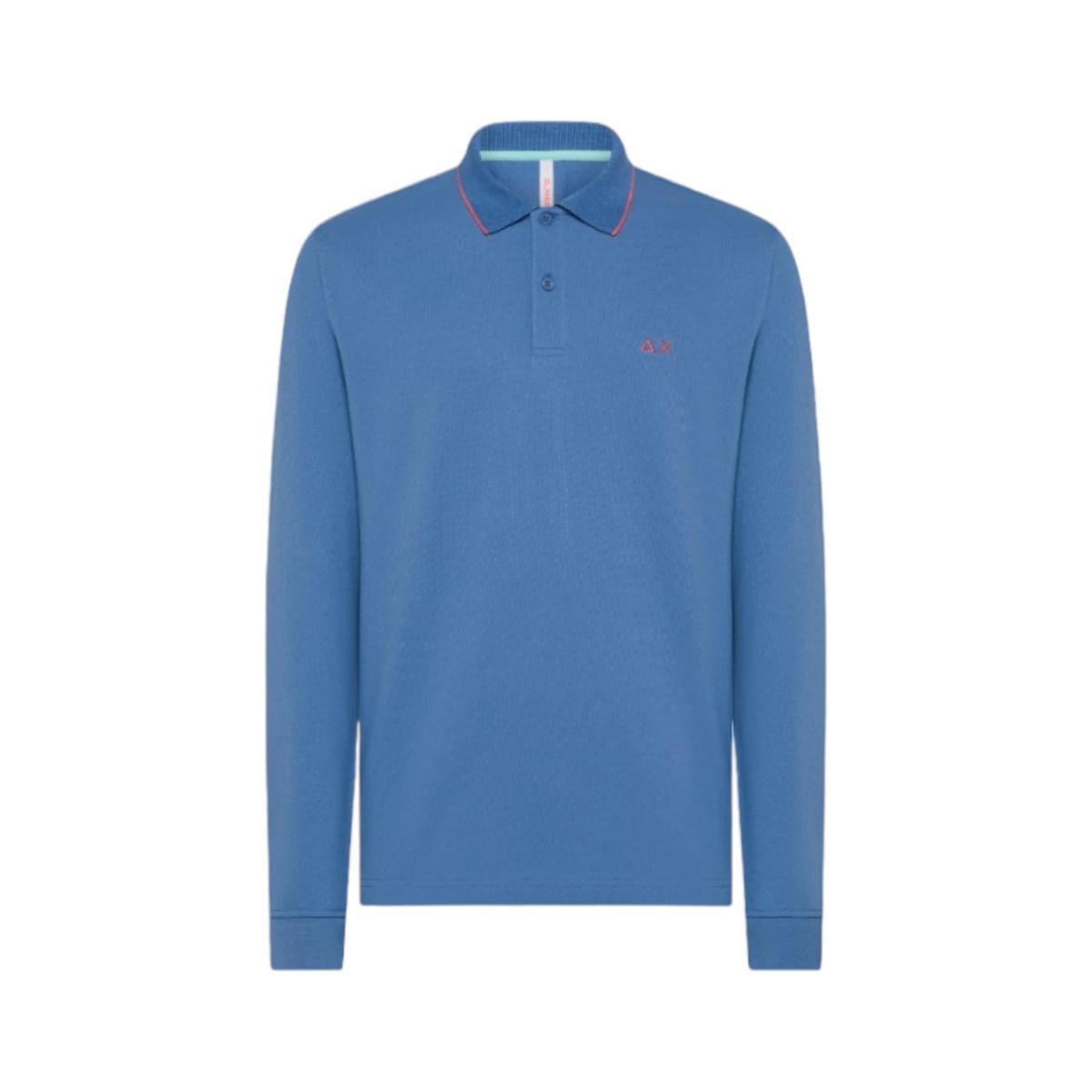 Q0334 POLO UOMO SUN 68 MAN LONG SLEEVE POLO AVIO