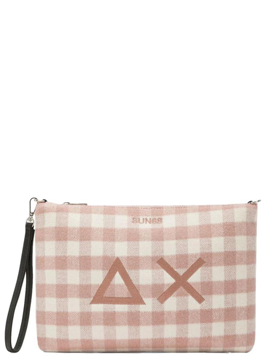 Sun68 Borsa Pochette Donna Tartan  X45212-Rosa