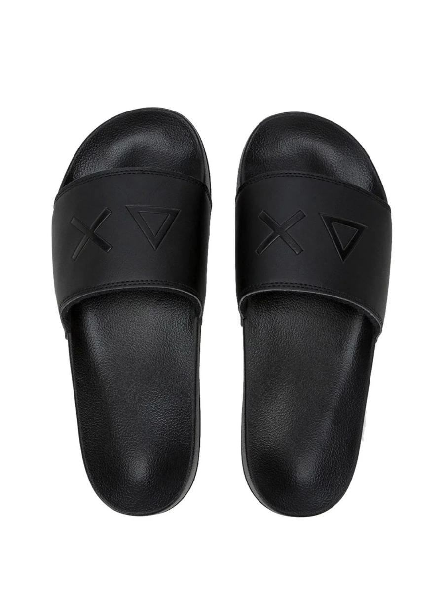 Sun68 Ciabatte Uomo Slippers Logo  X36110-Nero
