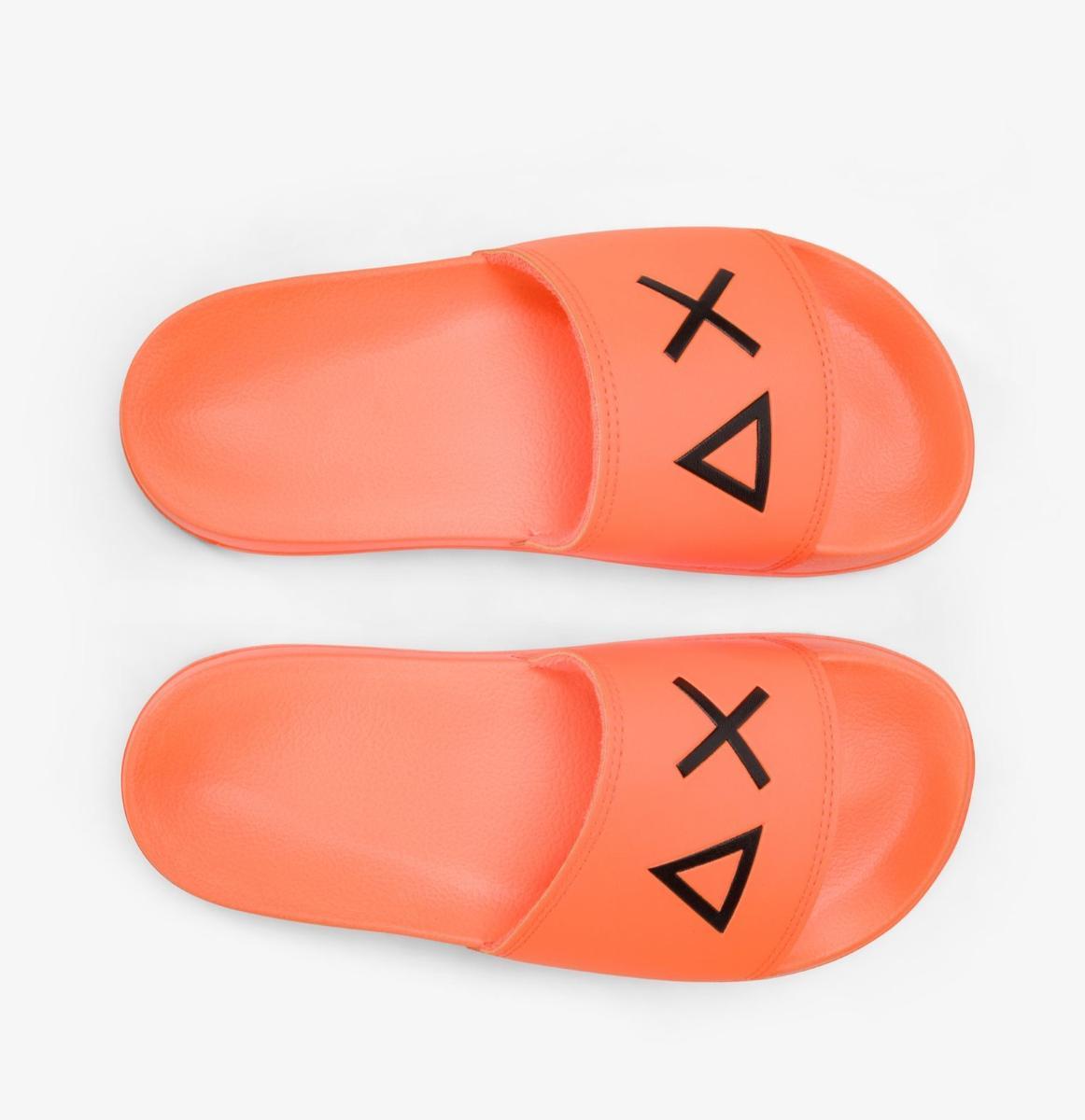 SUN68 Ciabatte Bimbo Art X36310K-arancio fluo
