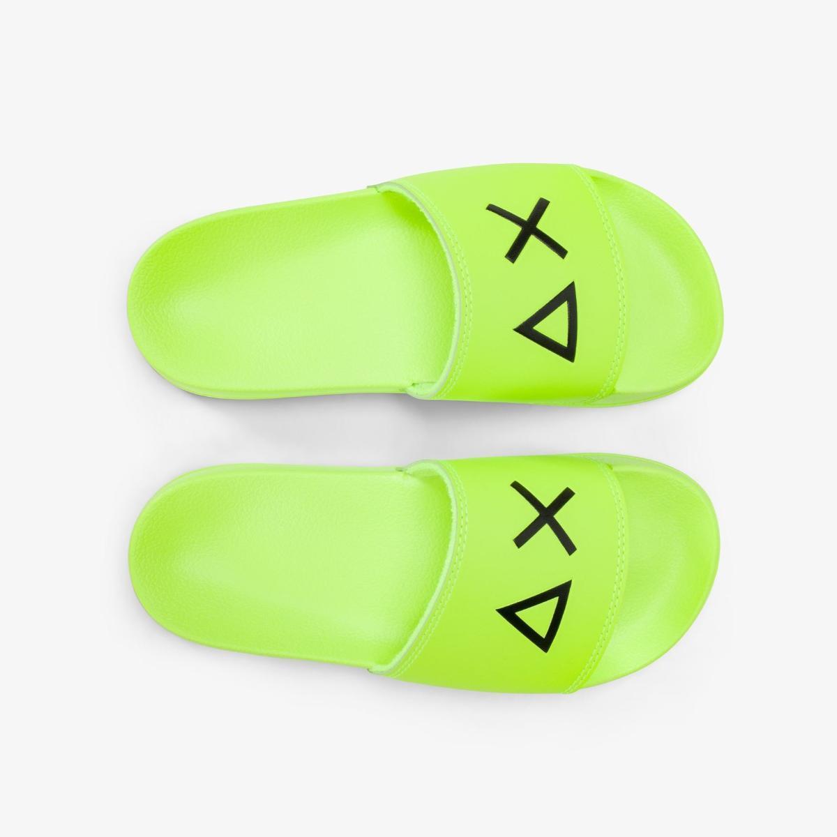 SUN68 Ciabatte Bimbo Art X36310K-Giallo Fluo
