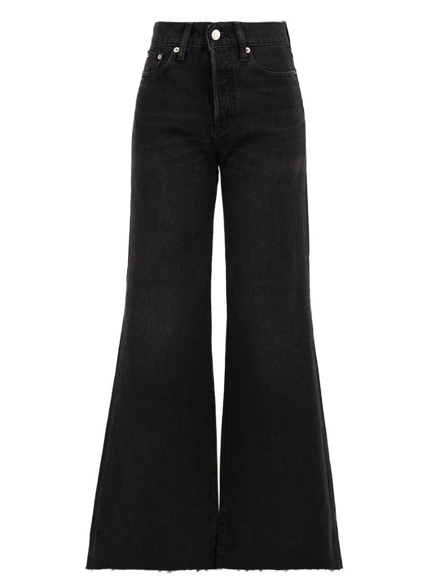 Jeans Luna mid rise flare CYCLE Donna - Nero-Nero