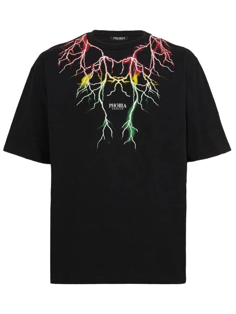 T-SHIRT LIGHTNING ROSSA E VERDE