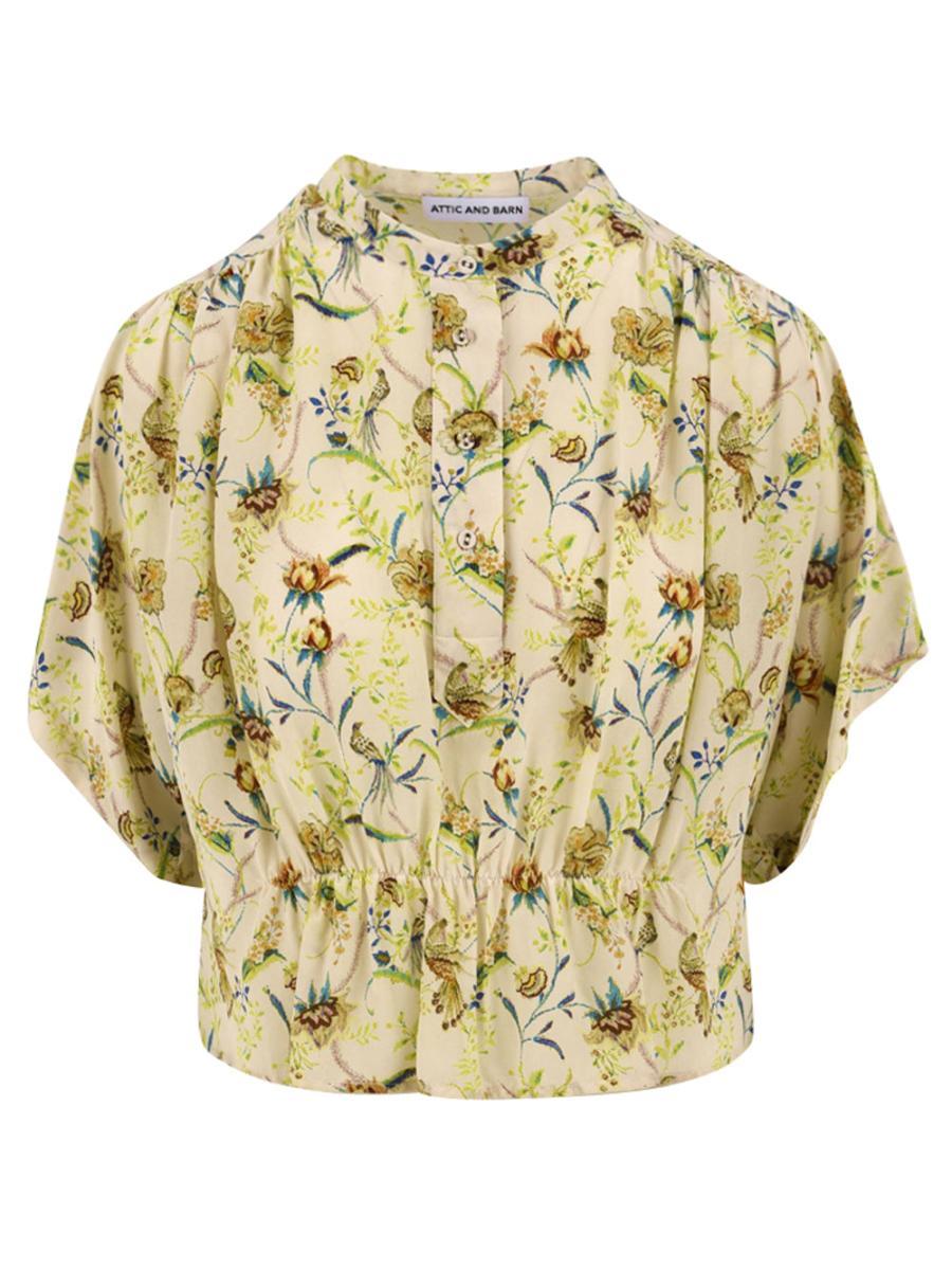 Blusa Donna Azalea con maniche a 3/4-Multicolore