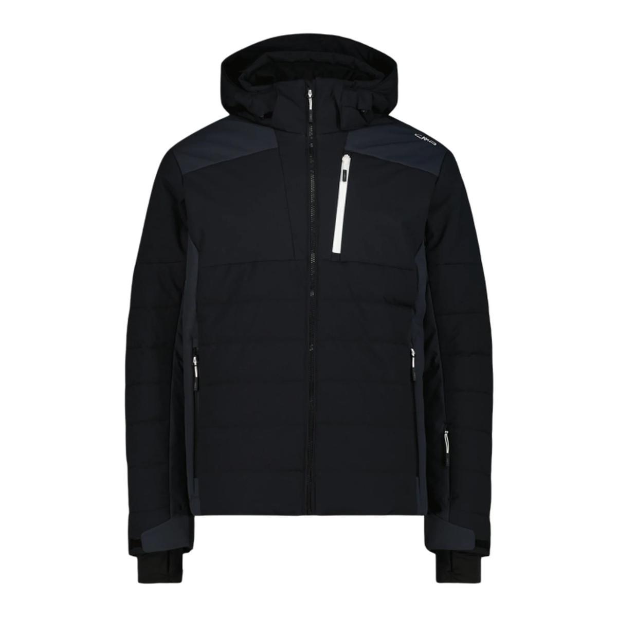 CMP Giacca da sci in mechanical stretch da uomo, 35W0127-Nero