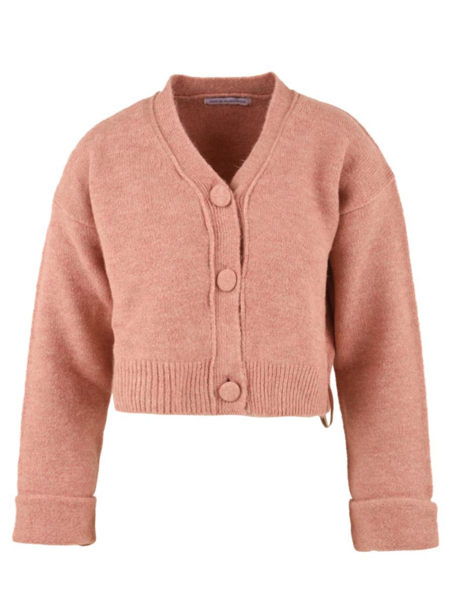 Cardigan corto da Donna con scollo a V