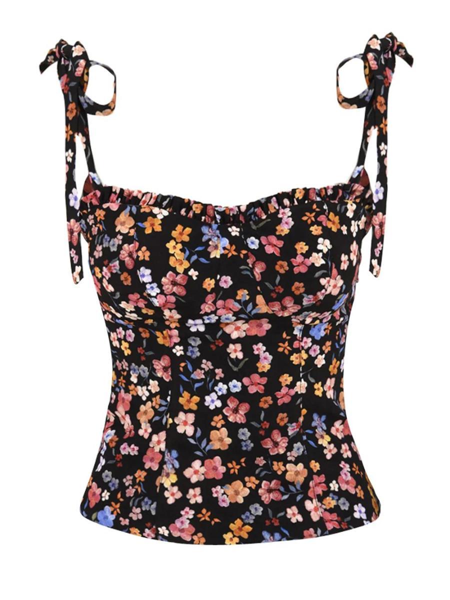 Top Deasy MAR DE MARGARITAS Donna - Nero