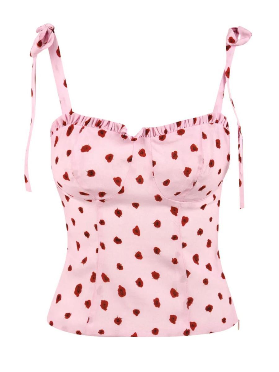 Top Deasy MAR DE MARGARITAS Donna - Rosa