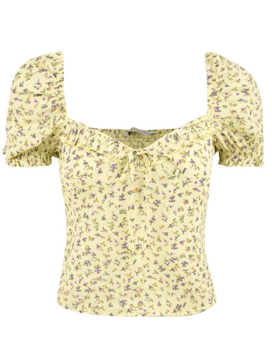 Top Letizia MAR DE MARGARITAS Donna - Giallo