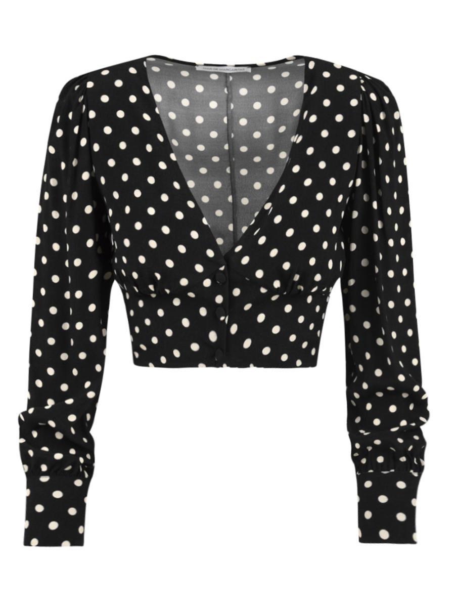 Top Donna con bottoni