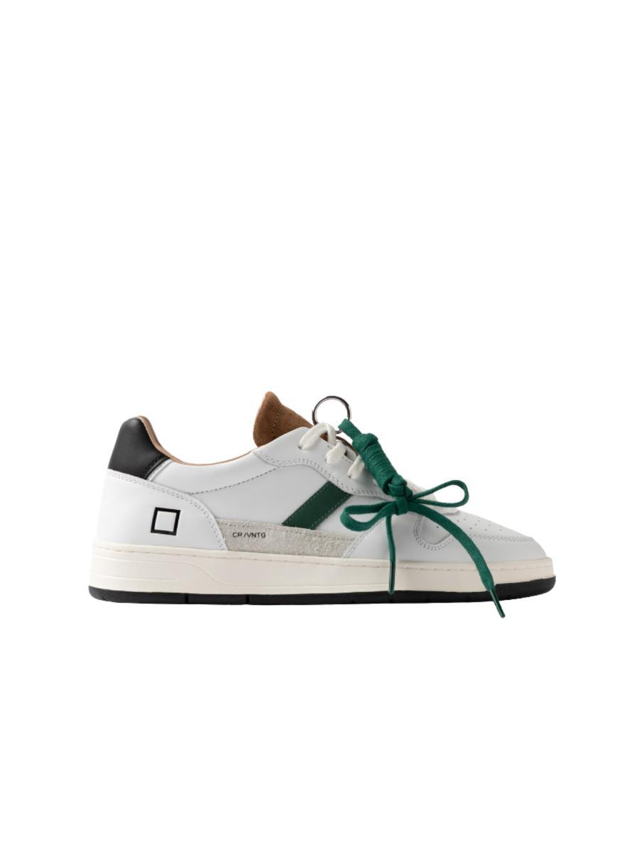 D.A.T.E. Scarpe-white-cuoio