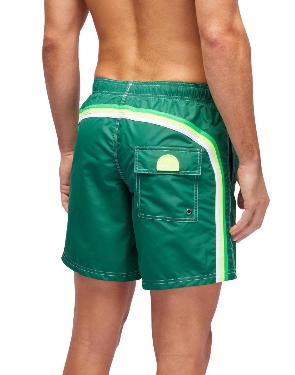 SUNDEK Uomo M504Bdta100 Elastic Waist 14'' Boardshort col.Corallo Turbo 01