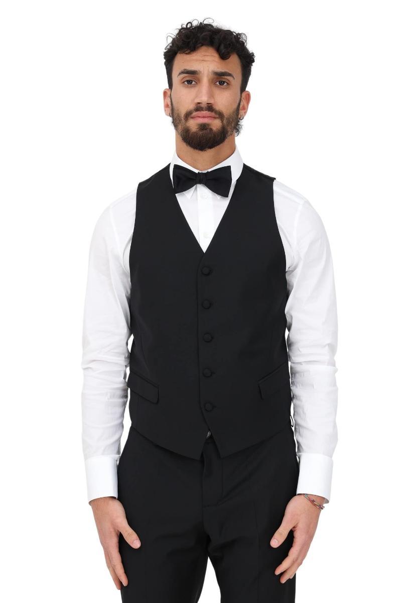 PATRIZIA PEPE Patrizia Pepe Gilet Regular Fit Elegante Gilet Uomo-Nero