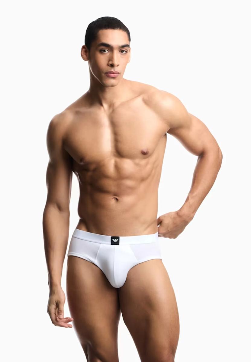 Emporio Armani 3-Pack Brief Mutande da Uomo Uomo-Assortiti